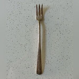 Wallace Brothers AA 1938 Cocktail Fork Silverplate Antique Vintage Victorian